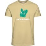 Jack & Jones Köpek Baskılı Erkek Tişört 12238121 - Sarı
