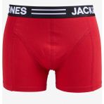 Jack & Jones Koyu Kırmızı Erkek Boxer Jacfrode Trunk Exc