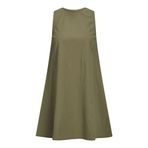 JACK & JONES Koyu Yeşil Kadın Kısa Elbise JXKAIA SEERSUCKER DRESS WVN