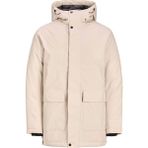 Jack & Jones Krem Erkek Mont 12235845_JJTATE Parka - XL
