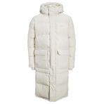 Jack & Jones Krem Jorsence Long Puffer Erkek Günlük Mont