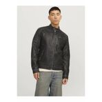 Jack & Jones Kunstlederjacke Pu Deri Ceket Biker Mont