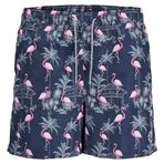 JACK & JONES Lacivert Erkek Çocuk Deniz Şortu JPSTFIJI JJSWIM AOP SS24 LY JNR, 12 yaş