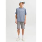 Jack & Jones Lastikli Bel Regular Fit Gri Erkek Çocuk Şort 12291035 - 11 Yaş