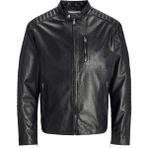 Jack Jones Lıam Lamb Leather Hakikii Deri Erkek Ceket 12269629 - Siyah