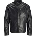 Jack & Jones Lıam Lamb Leather i Deri Erkek Ceket 12269629 - Siyah
