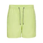 JACK & JONES Limon Yeşili Erkek Çocuk Deniz Şortu JPSTFIJI JJSWIM DOUBLE LOGO LY SN JNR, 14 yaş