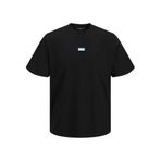 Jack & Jones Logo Detaylı Kısa Kollu Bisiklet Yaka T-Shirt JCOCLUB, M, 12295036-, Black, Erkek