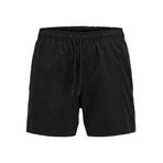 Jack & Jones Logo Serit Detayli Deniz Sortu - Maui, M, 12272879, Black, erkek