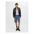 Jack & Jones Mavi Erkek Normal Bel Geniş Fit Denim Şort 12272557_JJIBILL JJWIDE SHORTS AKM