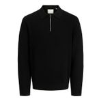 Jack & Jones Milano Stitch Erkek Siyah Sweatshirt (12281743-B)