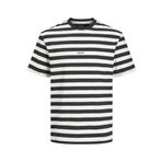 Jack & Jones Newton Stripe T-Shirt Siyah, S, 12265748, Black, Erkek