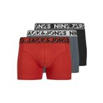 Jack Jones Nıne Zero Slıd 3 Lü Paket Erkek Boxer 12277555
