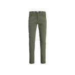 Jack & Jones Normal Bel Dar Yeşil Erkek Chino Pantolon JPSTGLENN ETHAN ICON PANT
