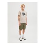 Jack & Jones Normal Bel Normal Haki Erkek Çocuk Şort 12274580