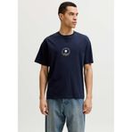Jack & Jones Normal Logo Baskılı T-Shirt JORHYERES MINIMAL TEE NECK, XL, 5003339319, Lacivert, Erkek