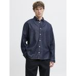 Jack Jones Norrebro Denim Loose Fit Erkek Jean Gömlek 12282775 - Lacivert