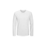 Jack & Jones Organic Erkek Beyaz Uzun Kollu Tişört (12279538-W)
