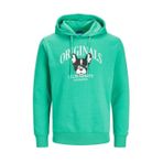 JACK & JONES ORIGINALS Erkek JORBEWARE SWEAT HOOD FST Sweatshirt, Yeşil, XXL
