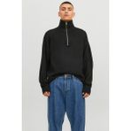 Jack & Jones Originals Jorollie Yün Karışımlı Relaxed Fit Dik Yaka Kazak Erkek Kazak 12241817 - Siyah