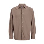 Jack & Jones Originals Jorparos Pamuklu Oversize Uzun Kollu Erkek Gömlek 12271106 GÜL KURUSU