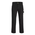 Jack & Jones Pants Studio Erkek Jpstkane Jjwashed Carpenter Dek LN Siyah Erkek Pantolon