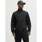Jack & Jones Parker Softshell Bomber Erkek Ceket 12288875 Uzun Kollu Siyah Polyester 2XL Açık Hava Kullanımı