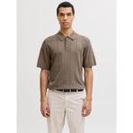 Jack & Jones Polo Yaka Kazak, S, 5003339065, Kahve, Erkek