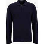 Jack & Jones Polo Yaka Rahat Lacivert Erkek Kazak 12281743_JPRBLAMILANO Stıtch Knıt Z - 2XL