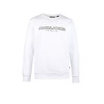 JACK & JONES PREMIUM Erkek JPRBLAJASON BRANDING SWEAT CREW NECK Sweatshirt, Beyaz, XXL