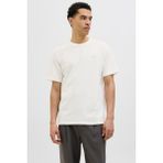 Jack & Jones Premium Jprblualves Pamuklu Regular Fit Bisiklet Yaka T Shirt Erkek T Shirt 12276801 - Krem