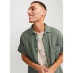 Jack & Jones Rahat Yeşil Erkek Gömlek Jortampa Dobby Shırt Ss