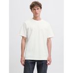 JACK & JONES Rddthor Tee S/S Crew Neck Sn Beyaz T-Shirt, XL, 12281102, Cloud Dancer, Erkek