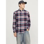 Jack & Jones Regular Fit Lacivert Erkek Gömlek 12235982_JJECLASSIC AUTUMN CHECK SH