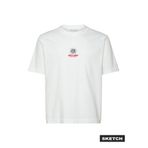 Jack & Jones Regular Fit Logo Baskılı T-Shirt, XL, 5003350724, Ekru, Erkek