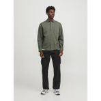 Jack & Jones Relaxed Haki Erkek Gömlek Jcocollectıve Zac Overshırt Ls Sn - XL