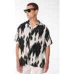 Jack & Jones Relaxed Kırık Beyaz Erkek Gömlek Jorluke Iko Resort Aop Shırt Ss - XL