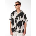 Jack & Jones Relaxed Kırık Beyaz Erkek Gömlek JORLUKE IKO RESORT AOP SHIRT SS