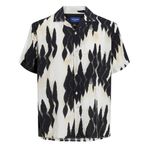 Jack & Jones Relaxed Kırık Beyaz Gömlek JORLUKE IKO RESORT AOP SHIRT SS, M, 5003120593, Kırık Beyaz, Erkek