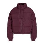 JACK & JONES Şişme Mont, M, 12278857, Cabernet, Kadın