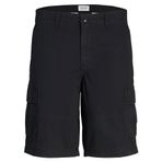 JACK & JONES Siyah Erkek Çocuk Kargo Şort JPSTCOLE JJCAMPAIGN SHORT JNR, 14 Yaş