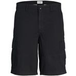 JACK & JONES Siyah Erkek Çocuk Kargo Şort JPSTCOLE JJCAMPAIGN SHORT JNR, 16 Yaş