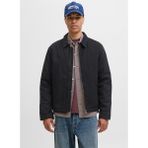 Jack & Jones Siyah Erkek Mont 12278797_JJEDOVER Worker Jacket Noo - L