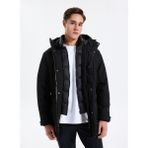 Jack & Jones Siyah Erkek Mont 12279243_JJFINN Softshell Parka