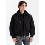 Jack & Jones Siyah Erkek Mont 12282951_JORINWOOD Bomber Jacket - XL