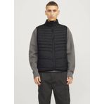 Jack & Jones Siyah Erkek Yelek 12256987_JJESTATE PACKABLE BW COLLA