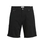 Jack & Jones Siyah Jpstrick Original Short Mid Şort, S, 12165892, Black, Erkek