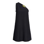 JACK & JONES Siyah Kadın Kısa Elbise JXANNIKA ONE SHOULD LINEN BLE DRESS WVN