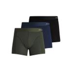 Jack & Jones Siyah Mavi Erkek 3'lü Boxer
