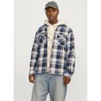 Jack & Jones Slim Fit Lacivert Erkek Gömlek 12261170_JJDARREN FLANNEL OVERSHIRT